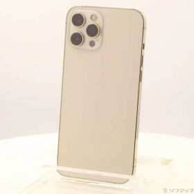 〔中古品〕 iPhone12 Pro Max 256GB ゴールド MGD13J／A SIMフリー【262】