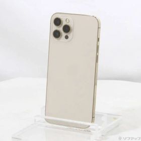 〔中古品〕 iPhone12 Pro Max 256GB ゴールド MGD13J／A SIMフリー【295】