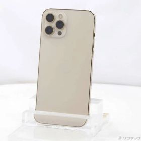 〔中古品〕 iPhone12 Pro Max 128GB ゴールド MGCW3J／A SIMフリー【377】