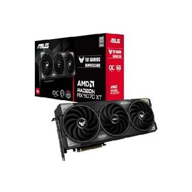 ASUS TUF Gaming Radeon RX 9070 XT OC Edition 16GB GDDR6 ゲーミンググラフィックスカード (PCIe(R) 5.0、16GB GDDR6、HDMI/DP 2.1、3.125スロット、_並行輸入