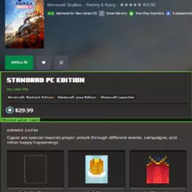 2つのケープ⭐TheRobots_ | og ユーザー |Minecraft Java + Bedrock + Forza ホライゾン 4 スタンダードエディション |マイクロソフト メアド譲渡可能 アカウント❗Hypixel + Donut SMP 禁止