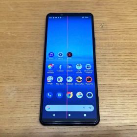 SONY Xperia 5 II SIMフリー版 画面に緑線あり ネイビー