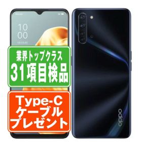 【中古】 A002OP OPPO Reno3A ブラック SIMフリー 本体 ワイモバイル スマホ 【あす楽】 【保証あり】 【送料無料】 reno3aybk7mtm