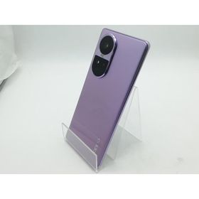 【中古】Oppo SoftBank 【SIMフリー】 OPPO Reno10 Pro 5G グロッシーパープル 8GB 256GB A302OP【柏】保証期間１ヶ月【ランクB】