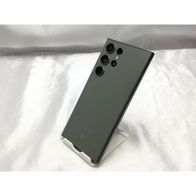 【中古】SAMSUNG au 【SIMフリー】 Galaxy S23 Ultra グリーン 12GB 256GB SCG20【ECセンター】保証期間１ヶ月【ランクB】