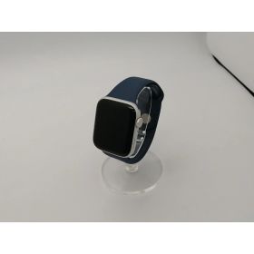 【中古】Apple Apple Watch SE2 44mm GPS シルバーアルミニウムケース/ストームブルースポーツバンド(M/L) MREE3J/A【広島本通】保証期間1ヶ月【ランクB】