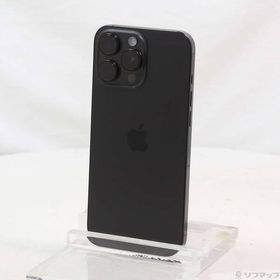 〔中古〕Apple(アップル) iPhone16 Pro Max 256GB ブラックチタニウム 3N528J／A SIMフリー〔305-ud〕