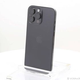 〔中古〕Apple(アップル) iPhone16 Pro Max 256GB ブラックチタニウム 3N528J／A SIMフリー〔295-ud〕