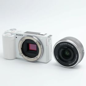 【中古】SONY (ソニー) VLOGCAM ZV-E10L パワーズームレンズキット [ホワイト] _GP00007527