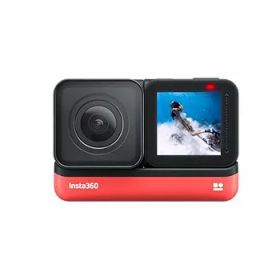【中古】Insta360 ONE R 4K版ONE R コア＋4K広角モジュール 360度アクションカメラ 4K広角 撮影 FlowState 手ブレ補正 5m防水パノラマカメラ スポーツカ