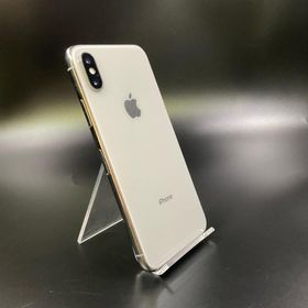 iPhone X 64GB シルバー docomo 白ロム 動作確認済 87%【全額返金保証】【最速発送】