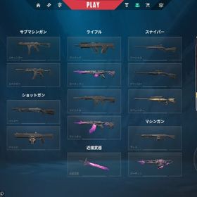 人気スキン＋岩セット購入済みゴールドアカウント | VALORANT(ヴァロラント)のアカウントデータ、RMTの販売・買取一覧