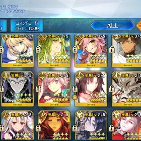 FGO引退垢 宝具5メルトリリス 他⭐︎5鯖72体 | FGOのアカウントデータ、RMTの販売・買取一覧