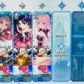 FOR_大至急Lv120宝具5鯖3体，全凛サーヴァント | FGOのアカウントデータ、RMTの販売・買取一覧