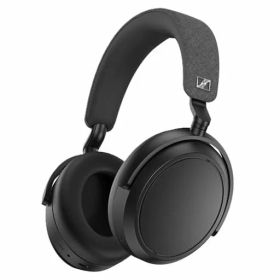 ゼンハイザー(Sennheiser)ワイヤレスヘッドホンbluetoothMOMENTUM4Wirelessブラック高性能ドライバーノイズキャンセリング60時間再生タッチパネル低遅延aptXAdaptiveマルチポイント