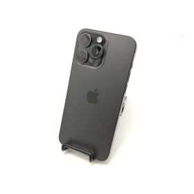 【中古】Apple docomo 【SIMフリー】 iPhone 15 Pro Max 256GB ブラックチタニウム MU6P3J/A【宇田川】保証期間1ヶ月【ランクB】