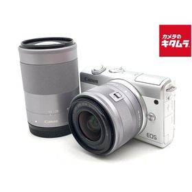 【中古】 【良品】 キヤノン EOS M200 ダブルズームキット ホワイト