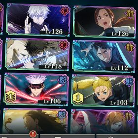 黒閃虎杖 無量五条 両面宿儺などサポートキャラや限定 追加覚醒五条 夜家入 | ファンパレ(呪術廻戦ファントムパレード)のアカウントデータ、RMTの販売・買取一覧