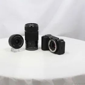 〔中古品〕 VLOGCAM ZV-E10 II ダブルズームレンズキット ブラック ZV-E10M2X B【269】