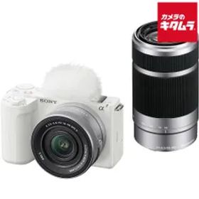 【新品】ソニー VLOGCAM ZV-E10 II ダブルズームレンズキット ホワイト [ZV-E10M2X W] 《納期約１－２週間》