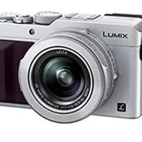 【中古】【非常に良い】パナソニック コンパクトデジタルカメラ ルミックス LX100 4/3型センサー搭載 4K動画対応 シルバー DMC-LX100-S