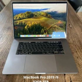 MacBook Pro 2019 16インチ i9 32GB 2TB