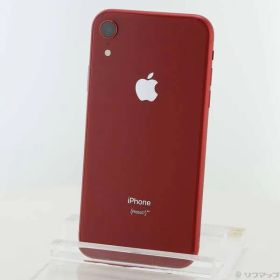 〔中古品〕 iPhoneXR 64GB プロダクトレッド MT062J／A SIMフリー【352】