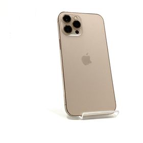 アップル(Apple)の【全額返金保証】【最速発送】Apple iPhone iPhone 12 Pro Max 256GB ゴールド au 動作確認済(スマートフォン本体)