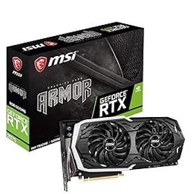 【中古】MSI GeForce RTX 2070 ARMOR 8G グラフィックスボード ブラック VD6761