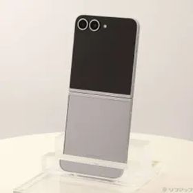 〔中古品〕 Galaxy Z Flip6 256GB シルバーシャドウ SM-F741QZSASJP SIMフリー【344】