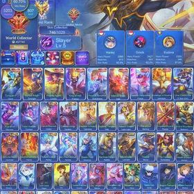 ワールドコレクターランク 17K | 8 レジェンド | 17 コレクター | スレイヤー LV5 | モバレジェ(モバイルレジェンド)のアカウントデータ、RMTの販売・買取一覧