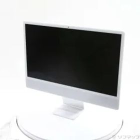 〔中古品〕 iMac 24-inch Mid-2021 MGPC3J／A Apple M1 8コアCPU_8コアGPU 8GB SSD256GB シルバー 〔15.7 Sequoia〕【348】