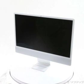 〔中古品〕 iMac 24-inch Mid-2021 MGPC3J／A Apple M1 8コアCPU_8コアGPU 8GB SSD256GB シルバー 〔15.7 Sequoia〕【348】