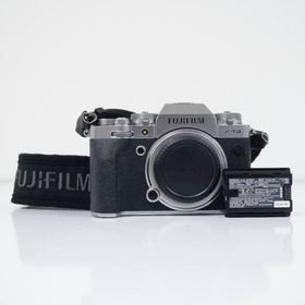 フジフイルム(富士フイルム)のFUJIFILM X-T4 ミラーレス一眼カメラ USED品 富士フイルム Xマウント APS-Cセンサー シルバー 完動品 CP2307(ミラーレス一眼)