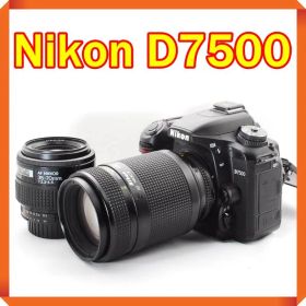 極美品 Nikon D7500 ダブルレンズセット Wi-Fi搭載 335ｋ7032
