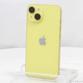 〔中古品〕 iPhone14 128GB イエロー MR3Q3J／A SIMフリー【262】