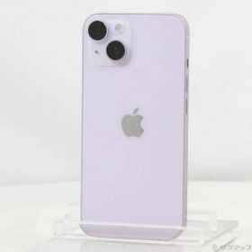 〔中古品〕 iPhone14 128GB パープル MPUY3J／A SIMフリー【352】