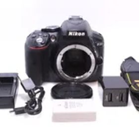 【良品】Nikon D5300 ブラック 2400万画素 3.2型液晶 D5300BK デジタル一眼レフカメラ