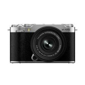 【新品 保証開始済み品】FUJIFILM X-M5 XC15-45mmレンズキット シルバー
