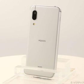 〔中古〕SHARP(シャープ) AQUOS sense3 lite 64GB シルバーホワイト SH-RM12 楽天 SIMフリー〔276-ud〕