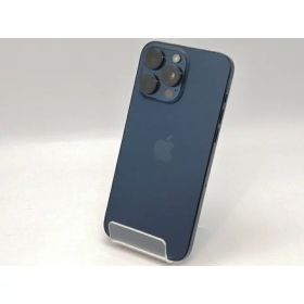 【中古】Apple 国内版 【SIMフリー】 iPhone 15 Pro Max 256GB ブルーチタニウム MU6T3J/A【高崎モントレー】保証期間1ヶ月【ランクB】
