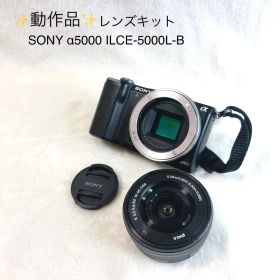 ✨動作品✨ SONY α5000 ILCE-5000L-B レンズキット