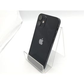 【中古】Apple 楽天モバイル 【SIMフリー】 iPhone 12 mini 64GB ブラック MGA03J/A【ECセンター】保証期間１ヶ月【ランクB】
