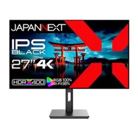 【 新品 未開封 】 JAPANNEXT IPS BLACKパネル搭載 液晶モニター HDMI DP HDR400相当 sRGB 100％ DCI-P3 98％ 4辺フレームレスモデル PIP/PBP機能 JN-272IPSB4FLUHDR 未使用 送料無料