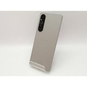 【中古】SONY docomo 【SIMフリー】 Xperia 1 V プラチナシルバー 12GB 256GB SO-51D【高崎モントレー】保証期間１ヶ月【ランクB】