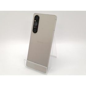 【中古】SONY docomo 【SIMフリー】 Xperia 1 V プラチナシルバー 12GB 256GB SO-51D【OSU301】保証期間１ヶ月【ランクB】