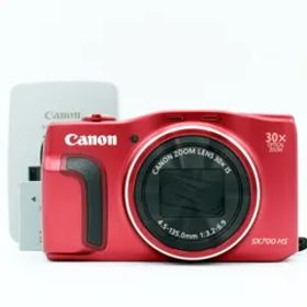 【極上品】CANON Power Shot SX700 HS レッド 光学30倍ズーム#7915