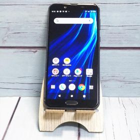 docomo AQUOS sense2 SH-01L Nuance Black 本体 白ロム SIMロック解除済み SIMフリー C225973