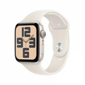【未使用】Apple Apple Watch SE2 44mm GPS スターライトアルミニウムケース/スターライトスポーツバンド (S/M) MXEU3J/A【広島】保証期間3ヶ月