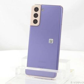 〔中古〕SAMSUNG(サムスン) Galaxy S21 5G 256GB ファントムバイオレット SC-51B docomoロック解除SIMフリー〔344-ud〕